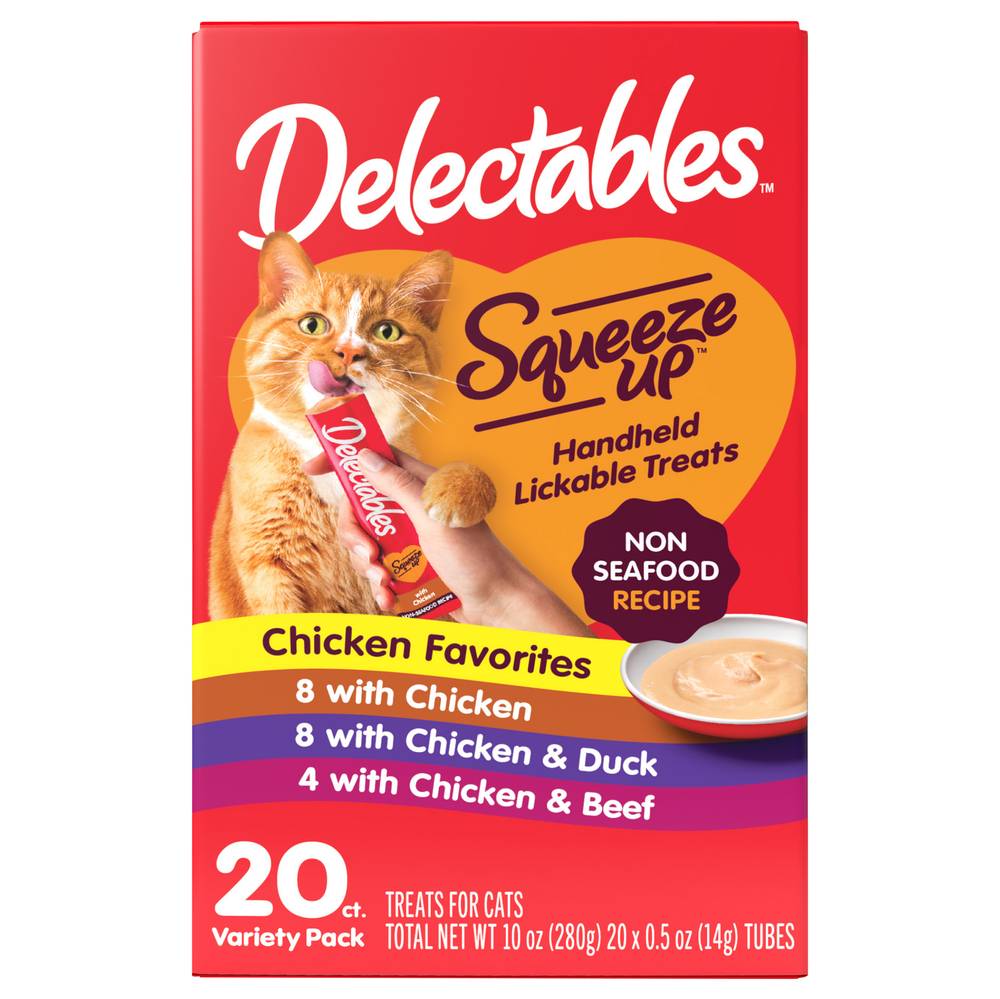 Delectables Squeeze Up Non Seafood Lickable Cat Treat (assorted)