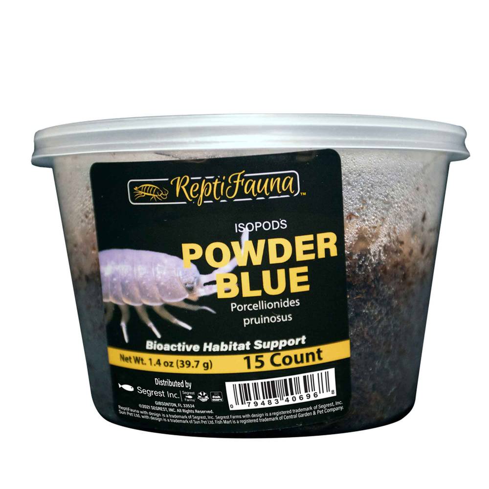 Reptifauna Isopod Powder Blue, 15 Count - Not Available For Delivery