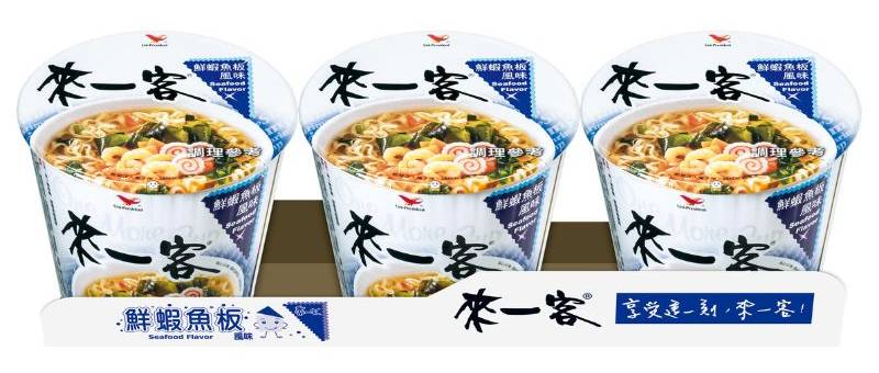 來一客-鮮蝦魚板-63g <63g克 x 1 x 3Cup杯>