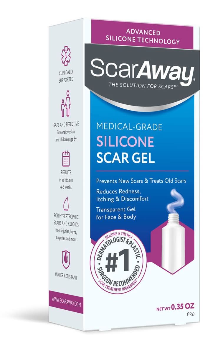 Scaraway 100% Silicone Scar Gel, 0.35 Oz