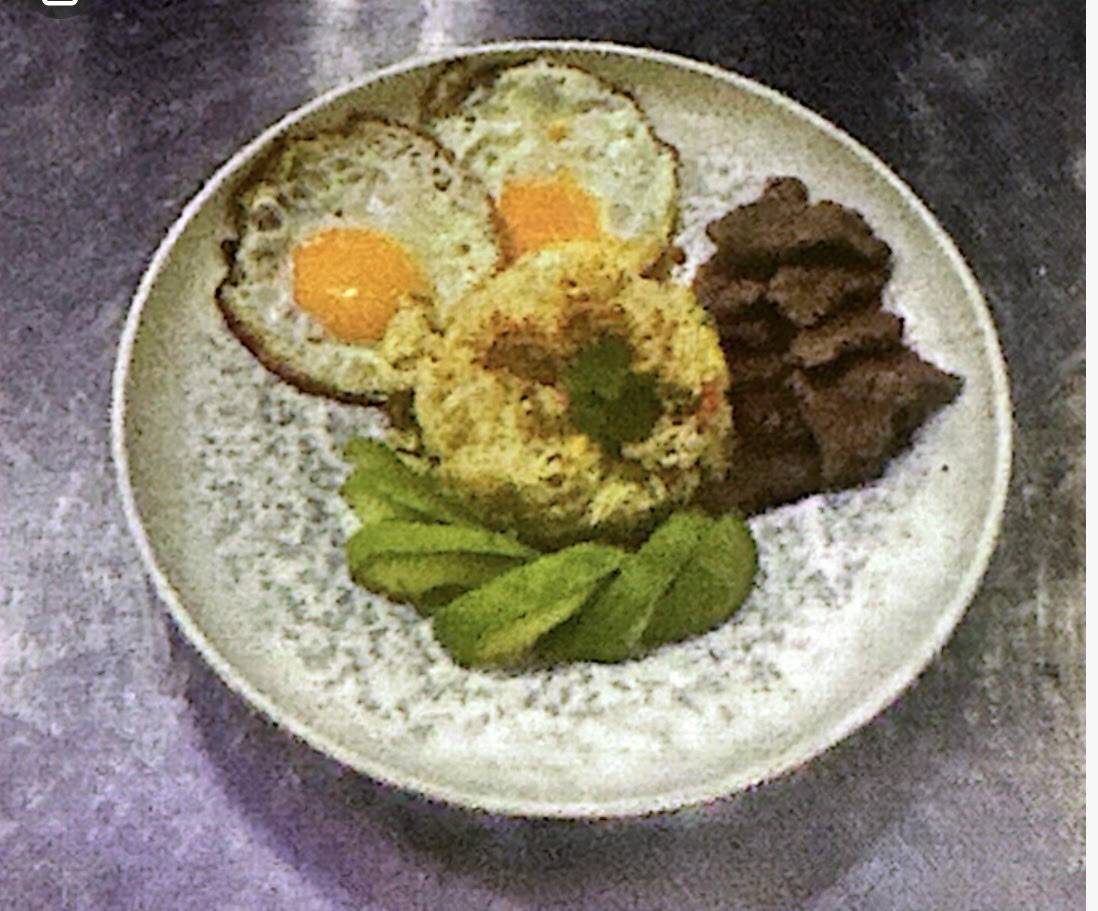 184- Riz Bœuf+ 2 œuf + Avocat