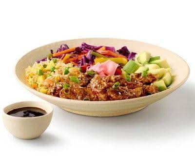 Sesame-Crusted Chicken & Veg Bowl