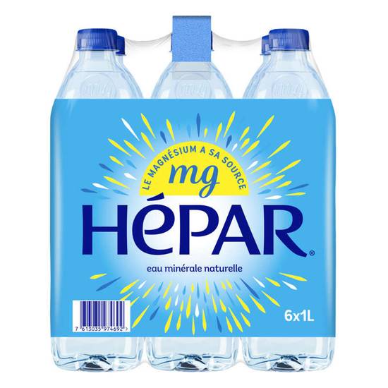 Hepar eau minérale naturelle 1 L