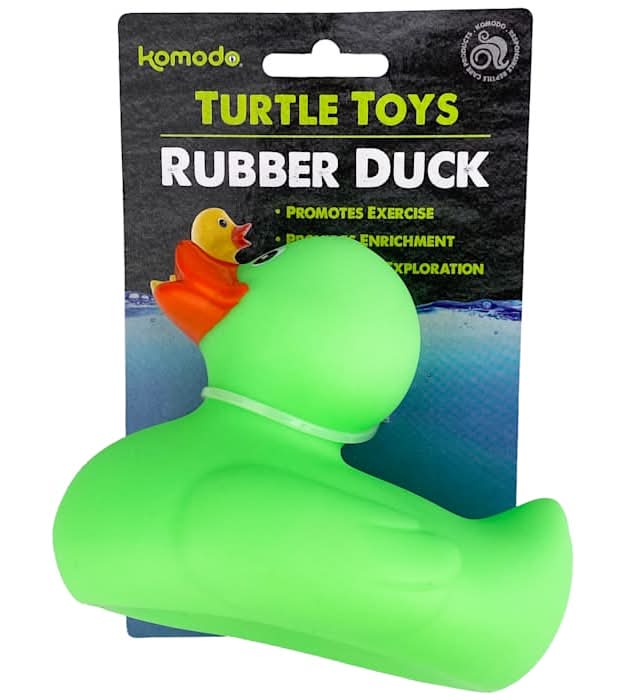 Multipet Komodo Rubber Duck Turtle Toy, Medium, Assorted