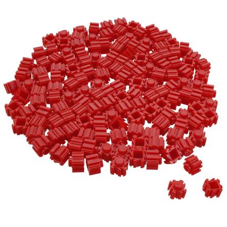 Block 3d fino 9x11mm - rojo (290,6 g)