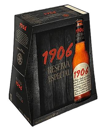Estrella Galicia 1906 Reserva Especial Lager Beer, 1906 (6 x 11.2 fl oz)