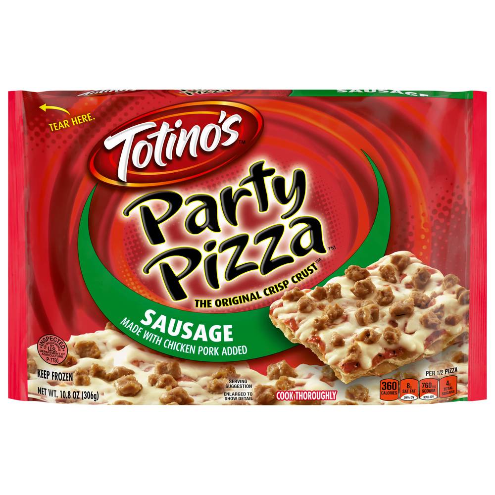 Totino's Sausage Party Pizza the Original Crisp Crust (10.8 oz)