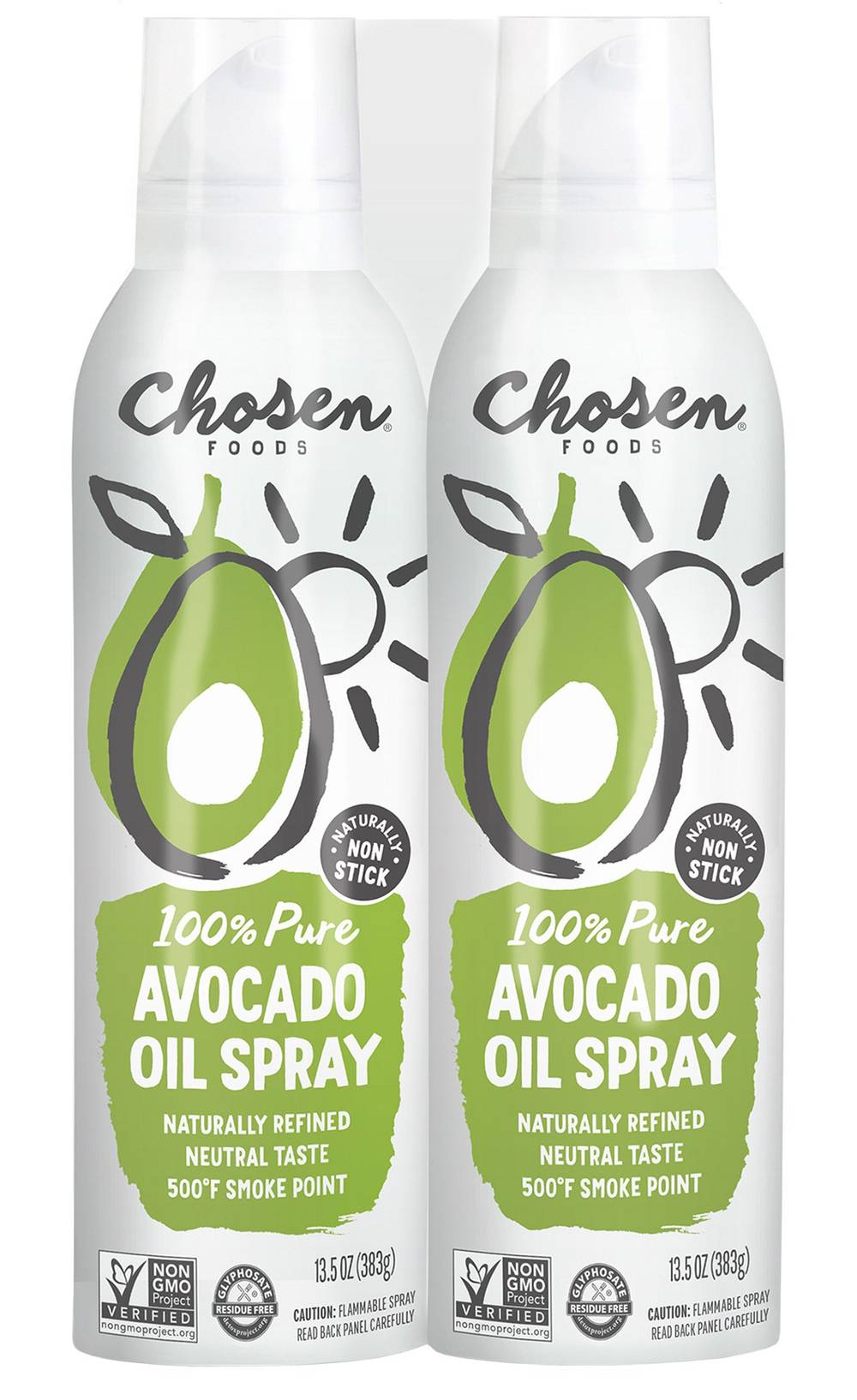 Chosen Foods Avocado Oil Spray (27 oz, 2 ct)
