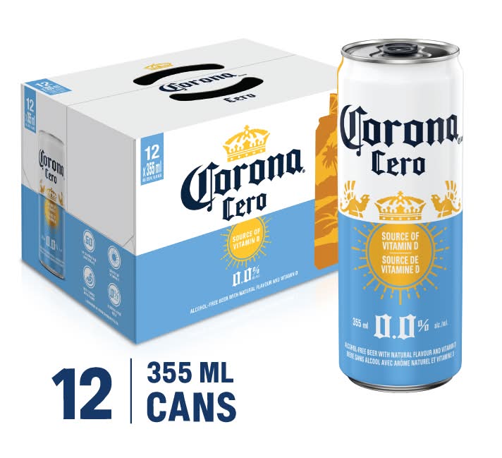 Corona Cero Non-Alcoholic Beer (12 x 355 ml)
