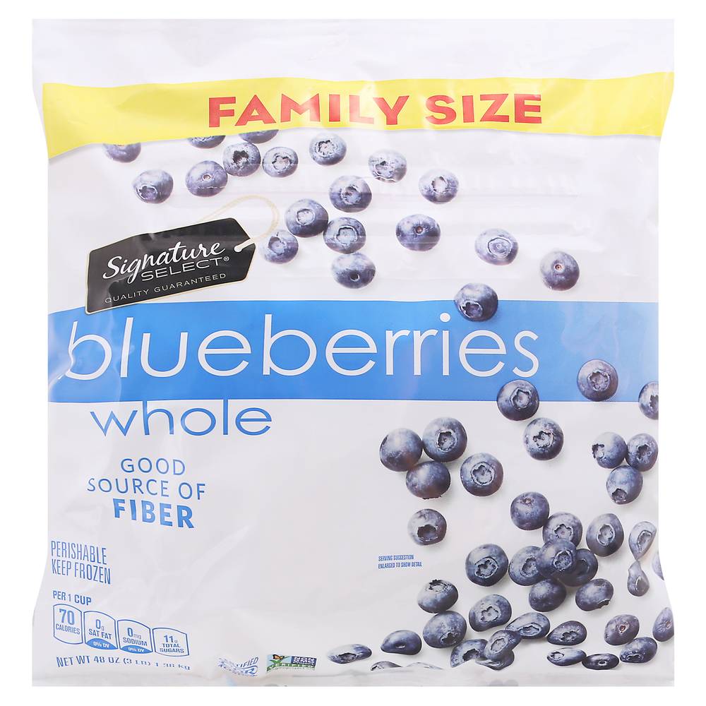 Signature Select Whole Blueberries Family Size (3 lbs)