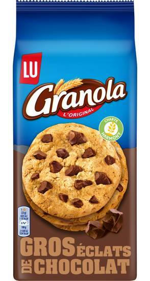 Lu granola biscuits gros aux éclats de chocolat