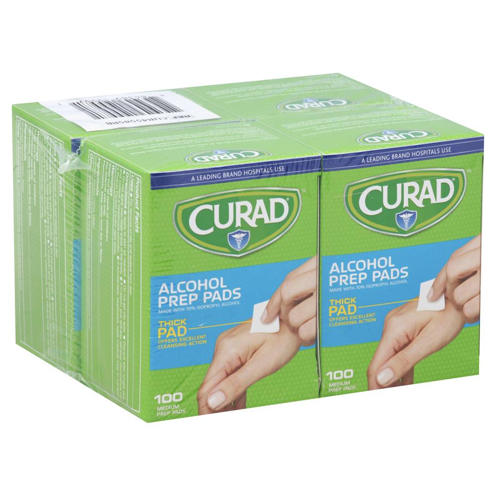 Curad Alcohol Prep Pads (4 ct)