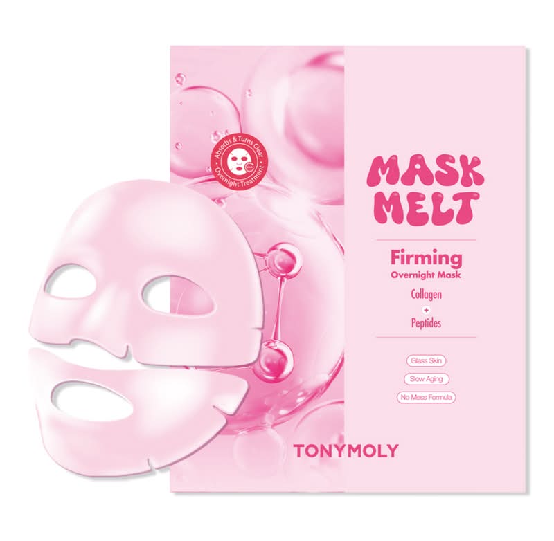 Tonymoly Mask Melt Collagen + Peptide Overnight Hydrogel Mask 1 ct