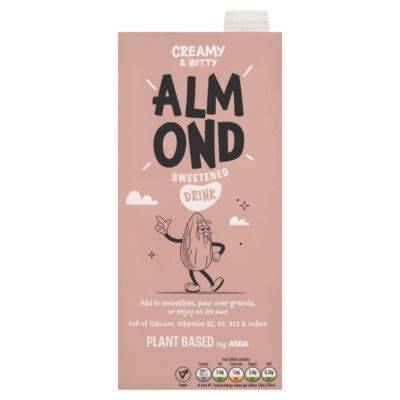 ASDA Plant Based Almond Sweetened Drink (1L)