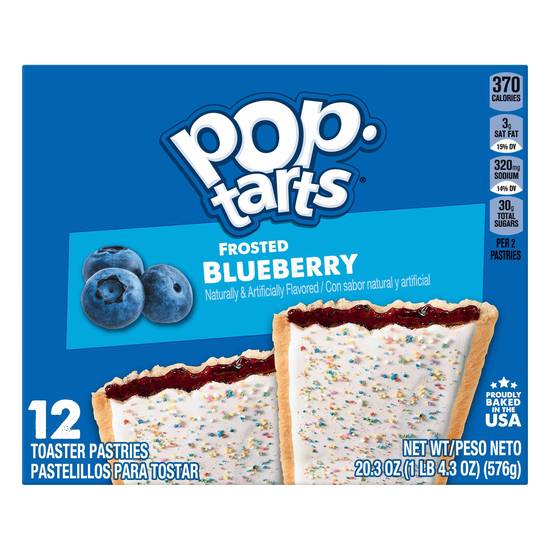 Pop-Tarts Frosted Blueberry Toaster Pastries