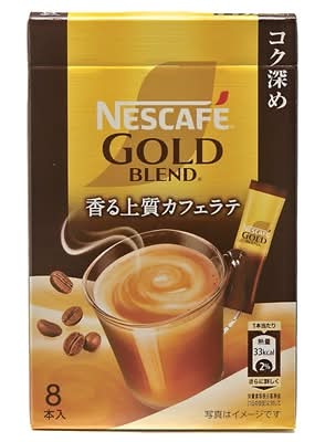ネスレ日本　ネスカフェ　ゴールドブレンド　コク深め　スティックコーヒー　８本入