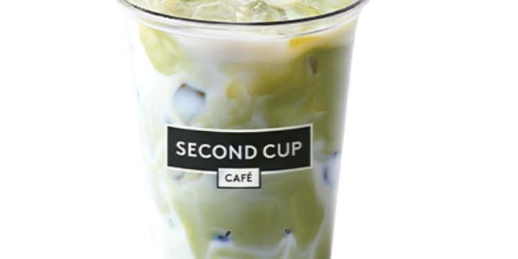 Latte glacé matcha