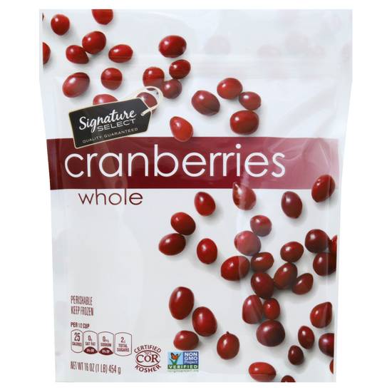 Signature Select Whole Cranberries (16 oz)