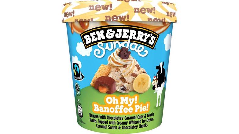 Ben & Jerry's sundae oh my! Banoffee pie! 427 ml