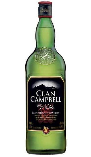 Whisky blended scotch CLAN CAMPBELL - la bouteille d'1L