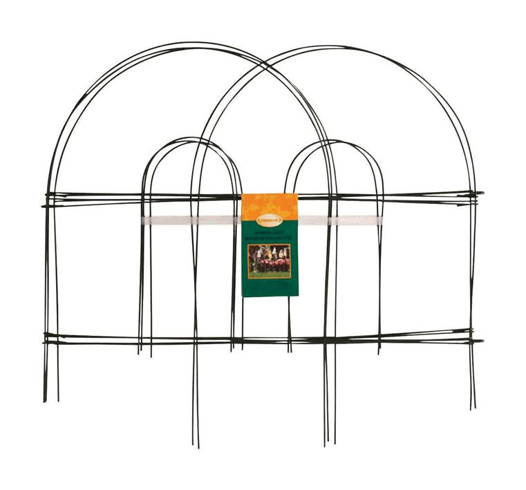Panacea 10 Ft. L X 18 In. H Metal Green Garden Fence