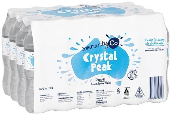 COMM CO SPRINGWATER (24 Pack) 600ML