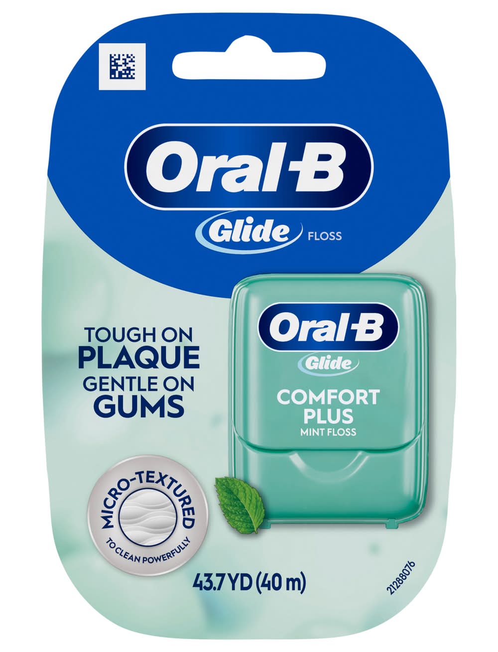 Oral-B Glide Pro Health Comfort Plus Dental Floss, Mint, 43.7 yd