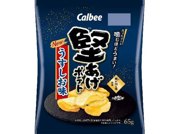 カルビー 堅あげポテト - うすしお味 (65g)