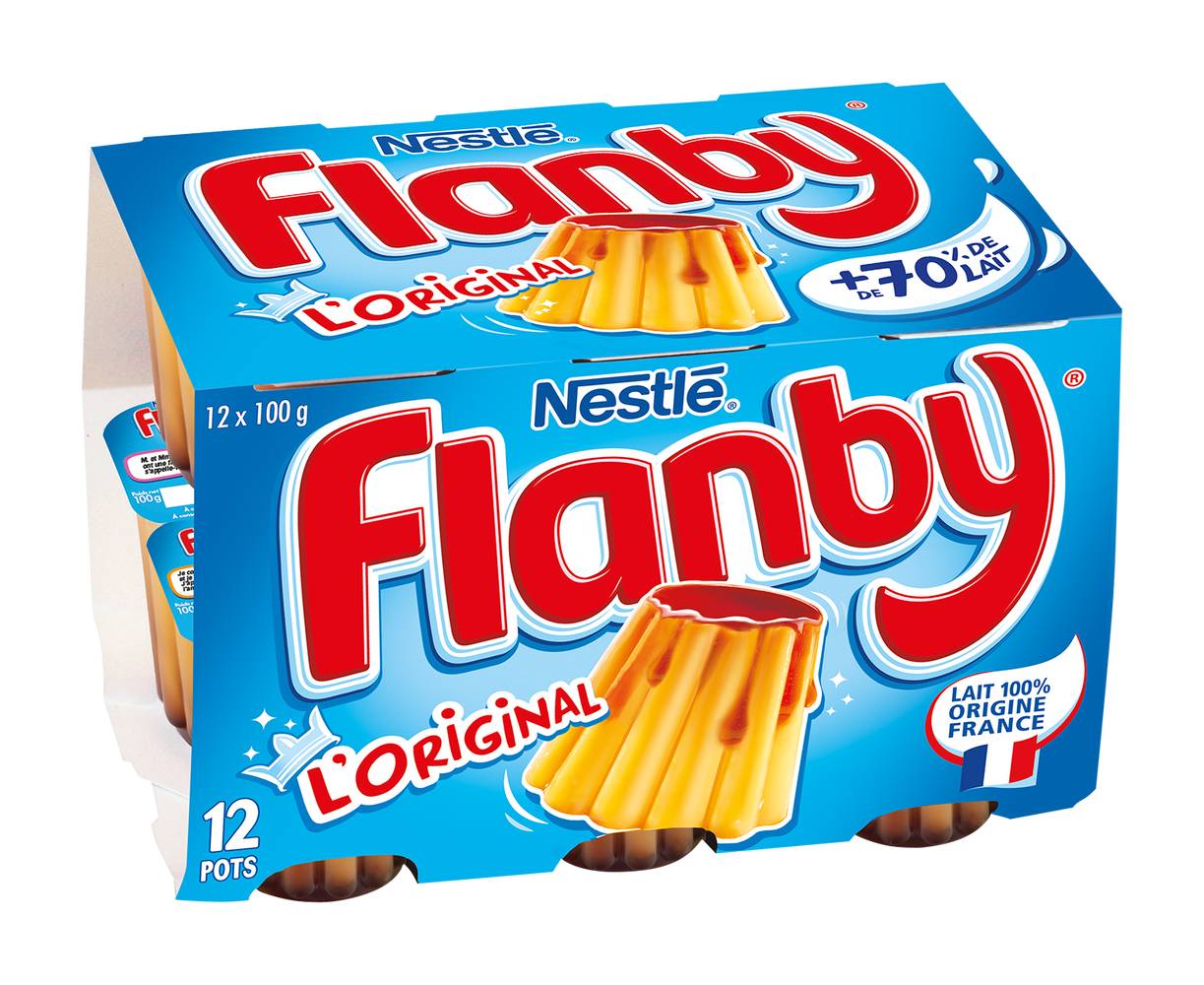 Nestlé - Flanby vanille nappage caramel (1,2kg)