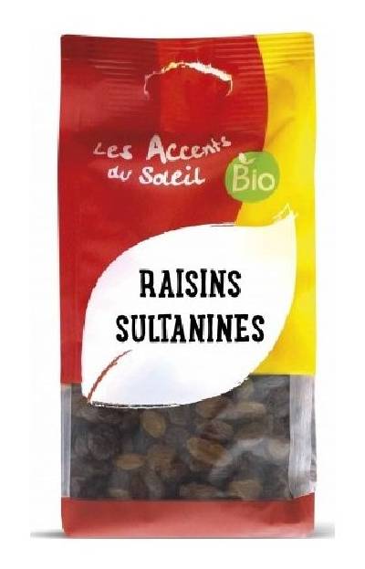 Les Accents du Soleil - Raisins sultanines bio (200g)