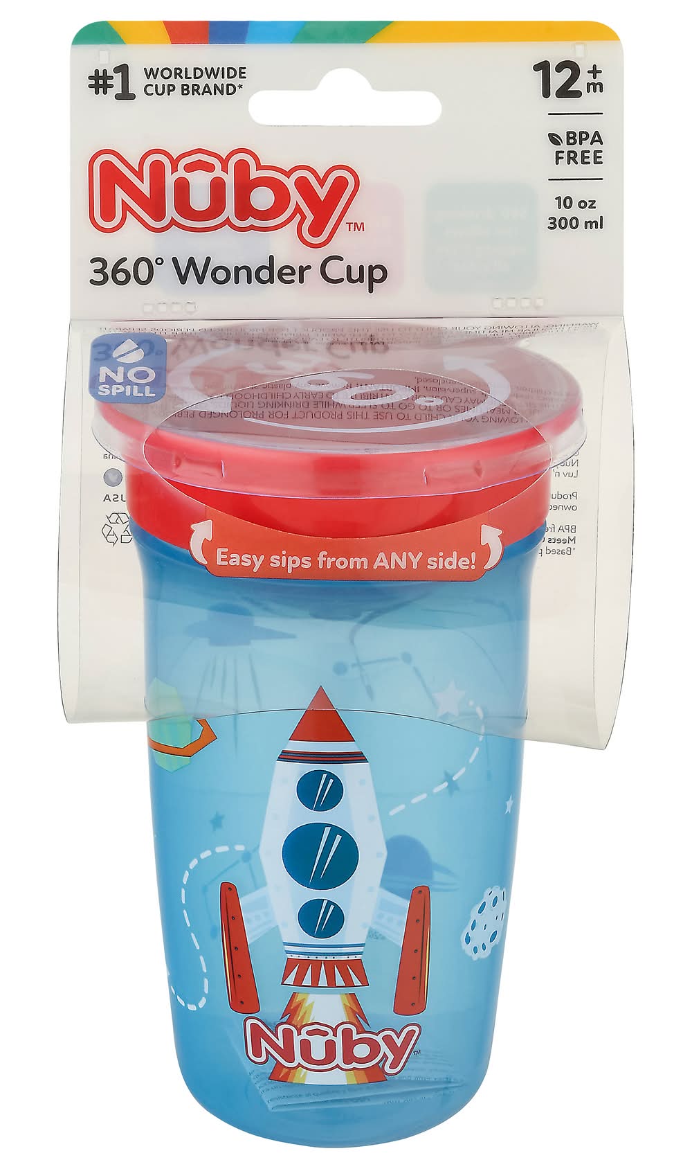 Nuby 360 Degrees Wonder Cup, 12m+ (10 oz)