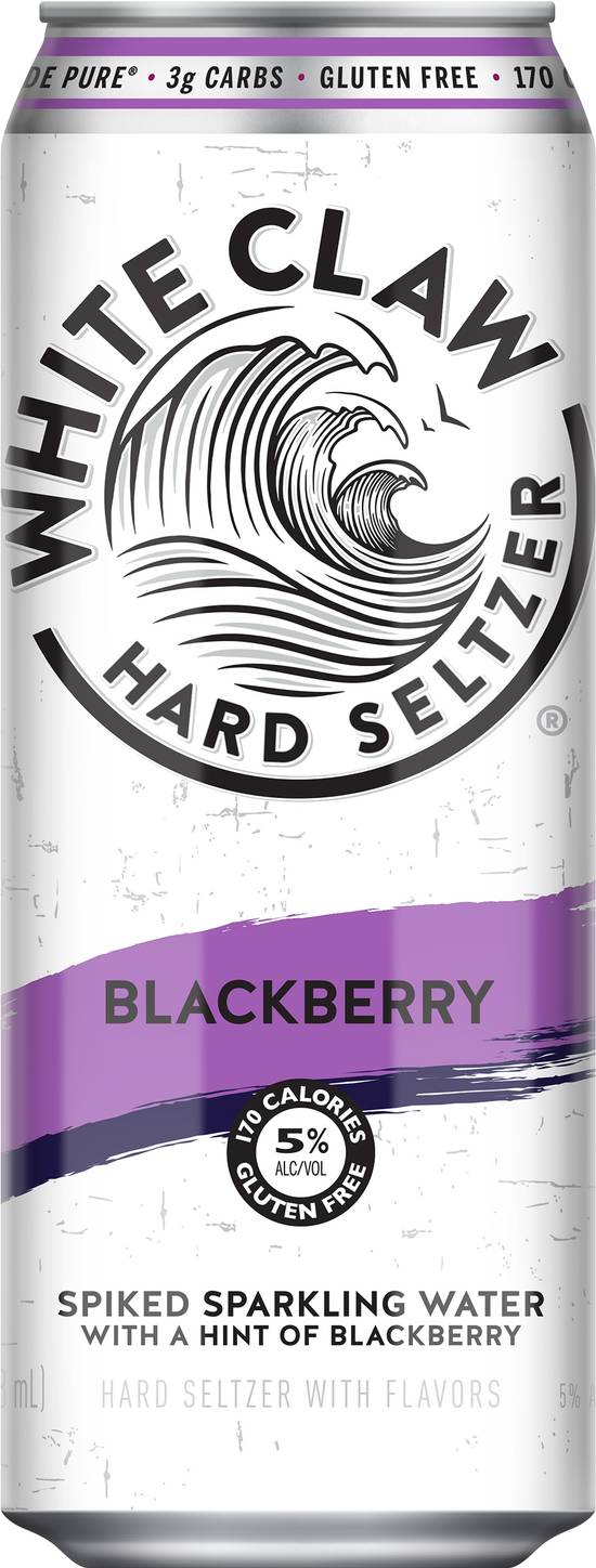 White Claw Blackberry Hard Seltzer (19.2 fl oz)