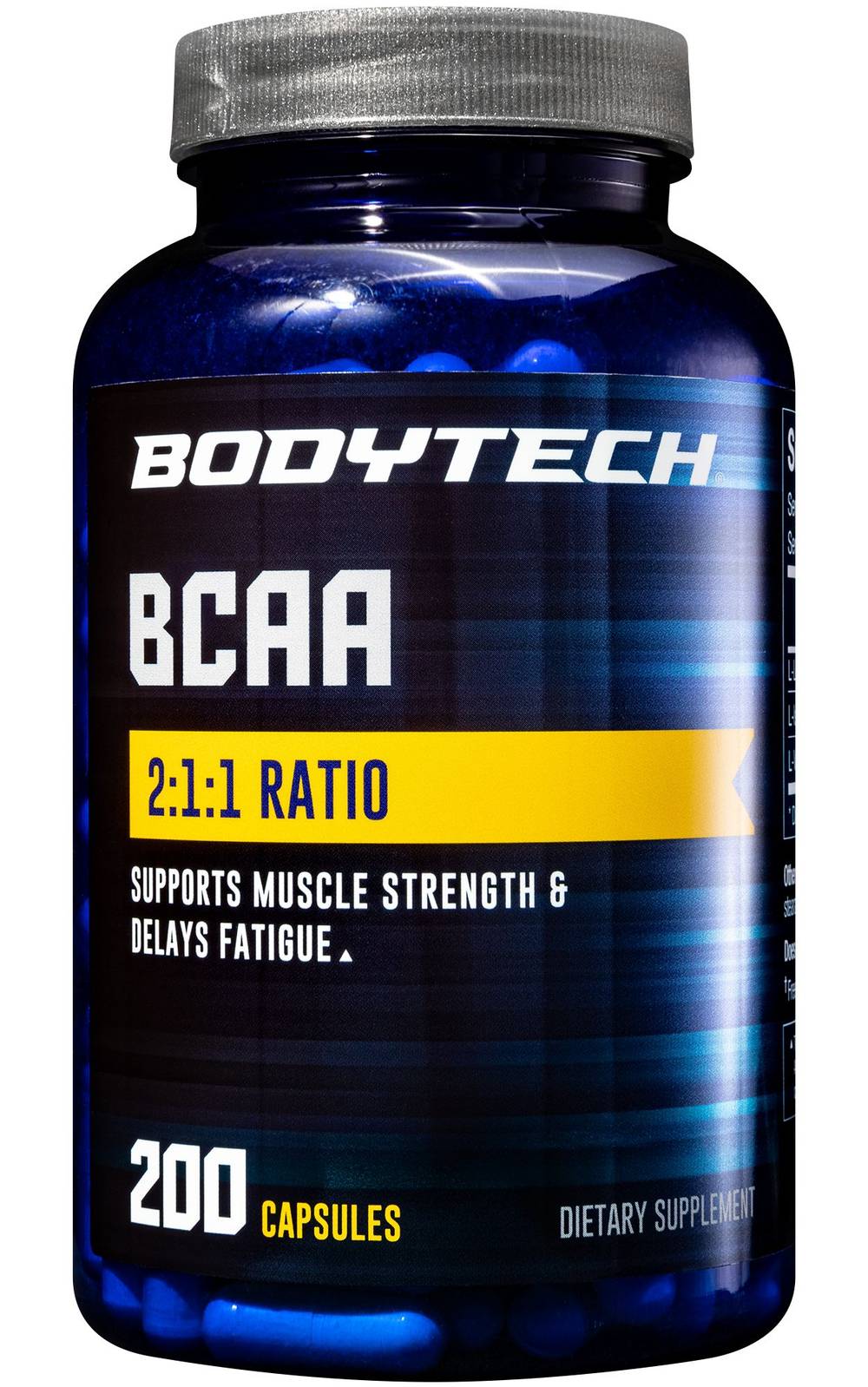 BodyTech Bcaa 2:1:1 Ratio Capsules (9.12 oz, 200 ct)