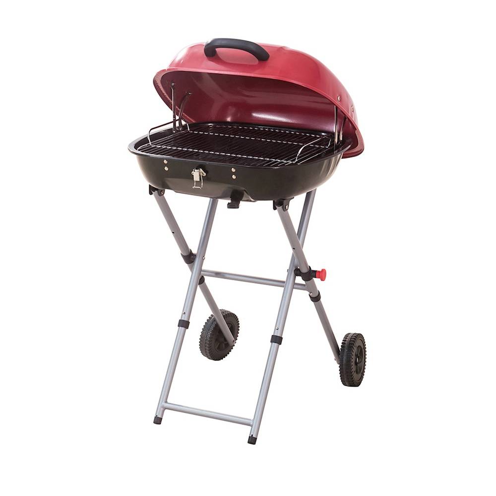 Unbranded asador de carbón portátil (64.1 cm x 87.6 cm/rojo)