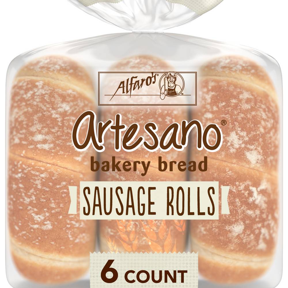 Alfaro's Bakery Sausage Rolls (15 oz, 6 ct)