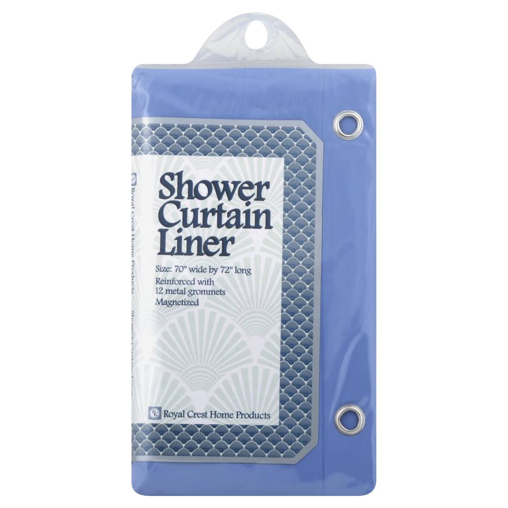 Royal Crest 70" X 72" Shower Curtain Liner (1 liner)