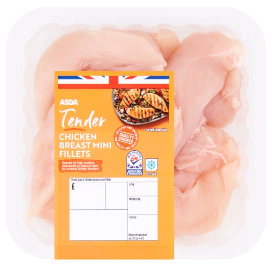 ASDA Tender Chicken Breast Mini Fillets (400g)