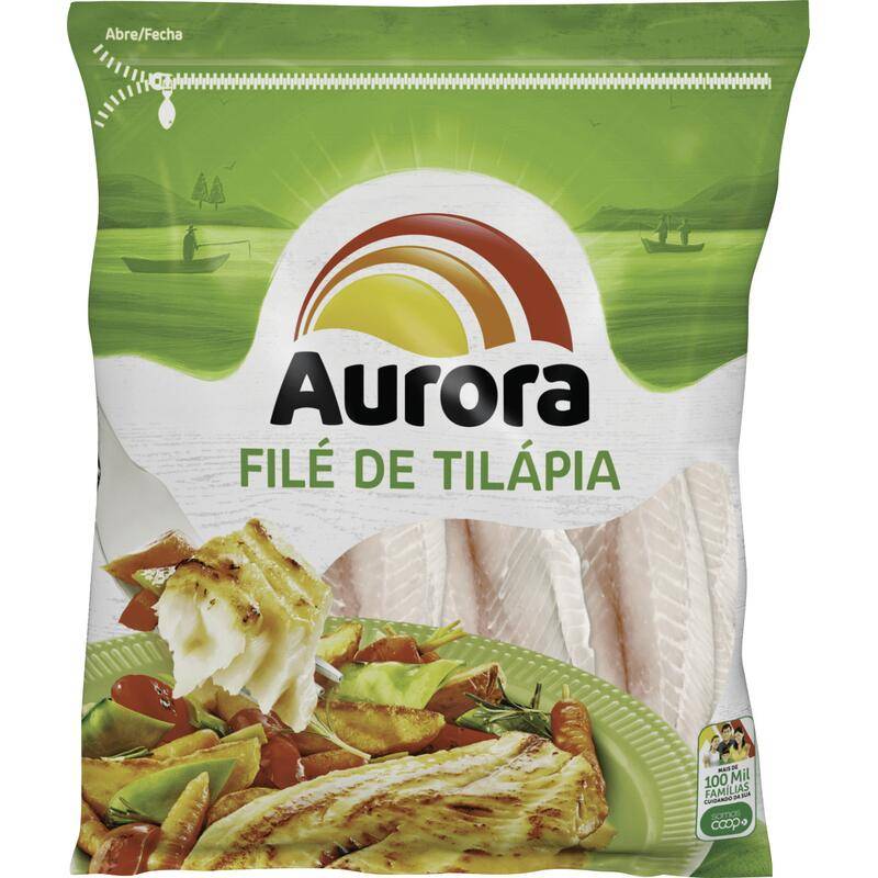 Aurora filé de tilápia congelado (800 g)