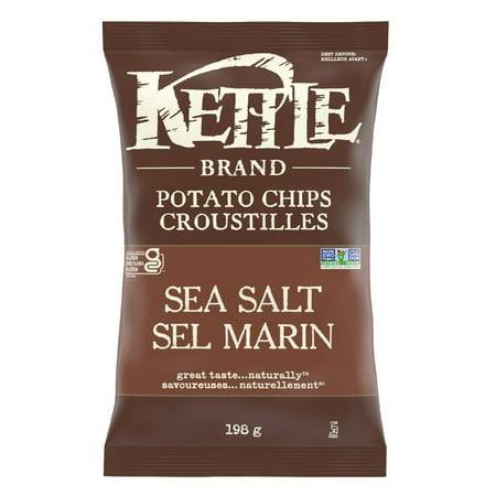Kettle Brand Potato Chips, Sea Salt (198 g)