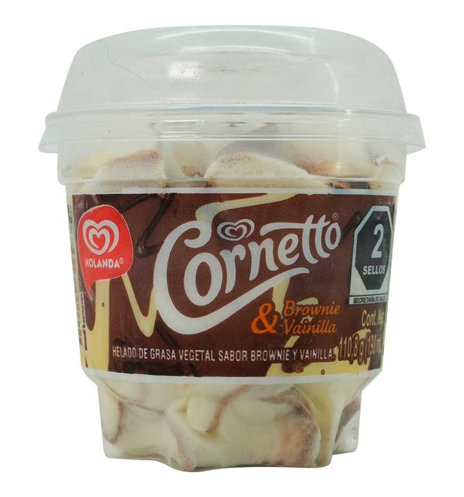 Cornetto · Helado con cacahuate, vainilla/chocolate (190 g)