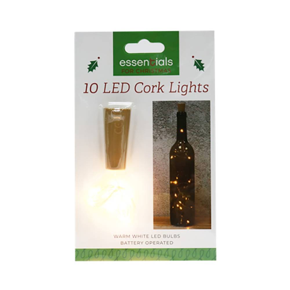 Led Cork Lights 10 Count