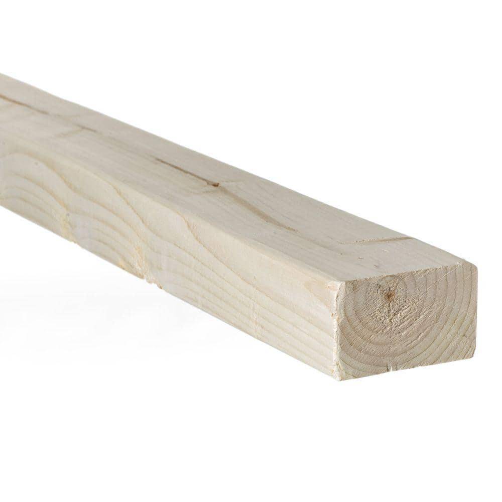 2 In. X 3 In. X 8 Ft. Select Kiln-Dried Whitewood Framing Stud Lumber