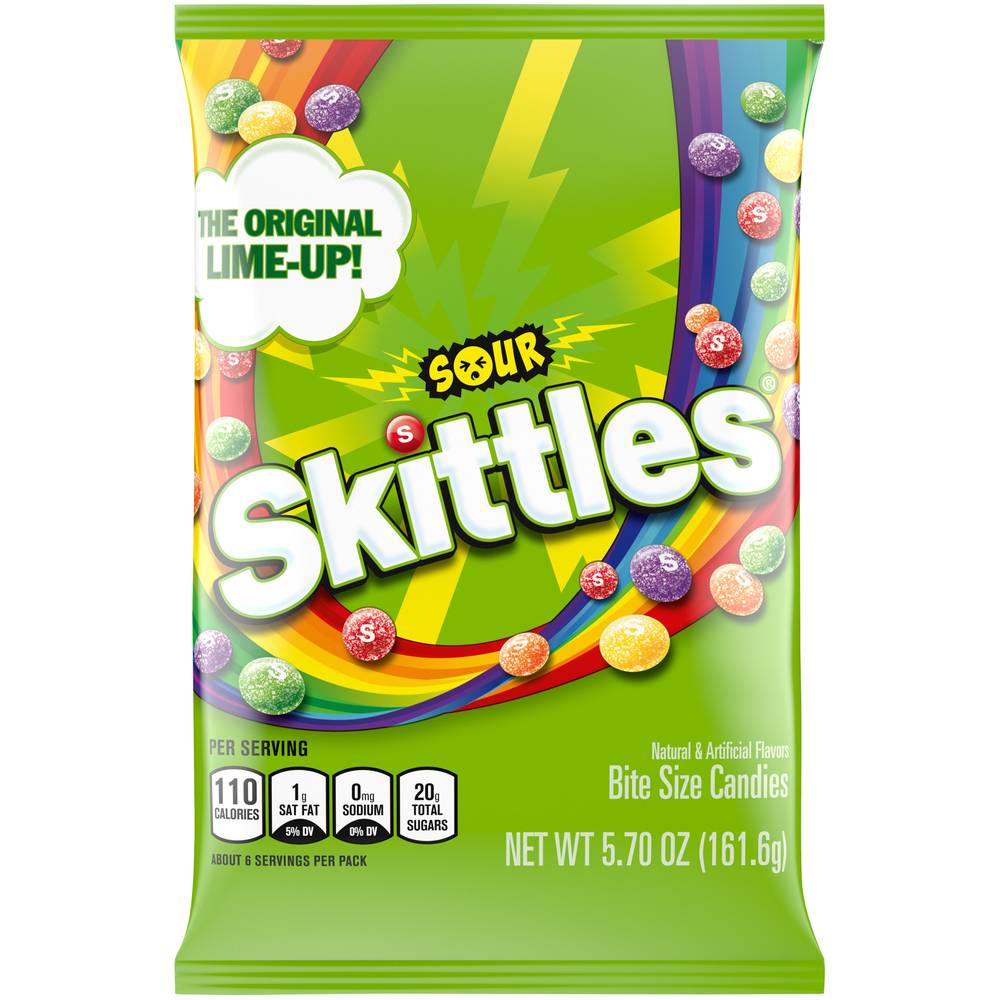 Skittles Bite Size Sour Candy (5.7 oz)