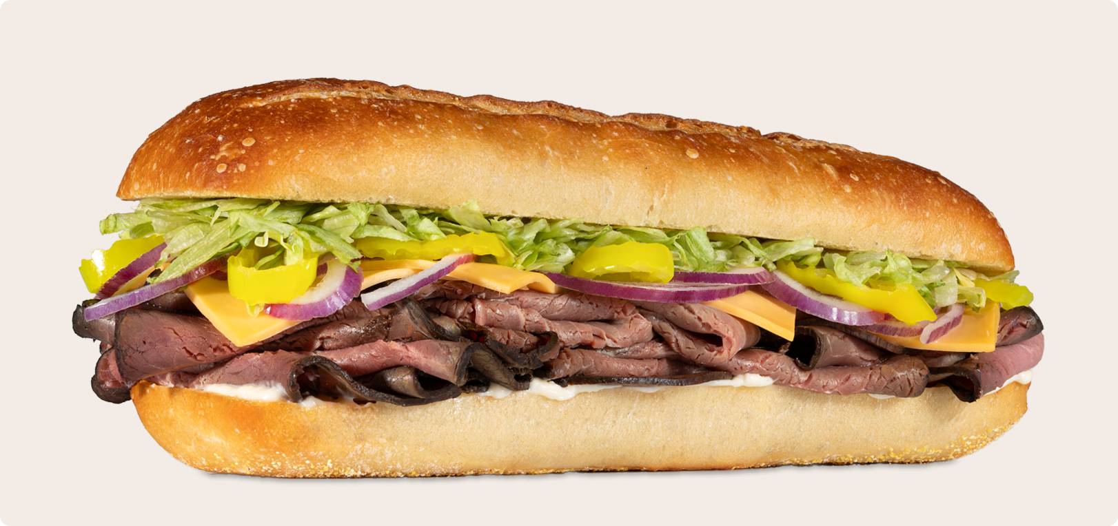 Roast Beef on a Fresh Baked Roll