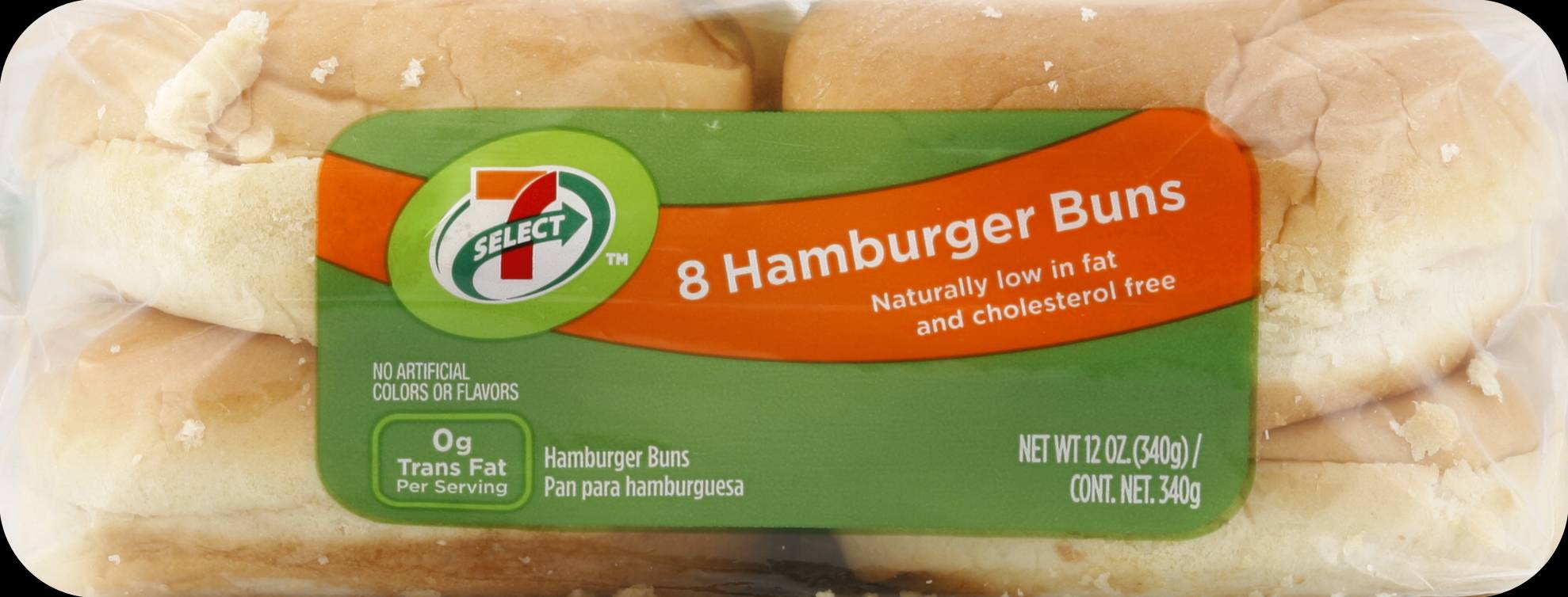 7-Select Hamburger Buns (12 oz, 8 ct)