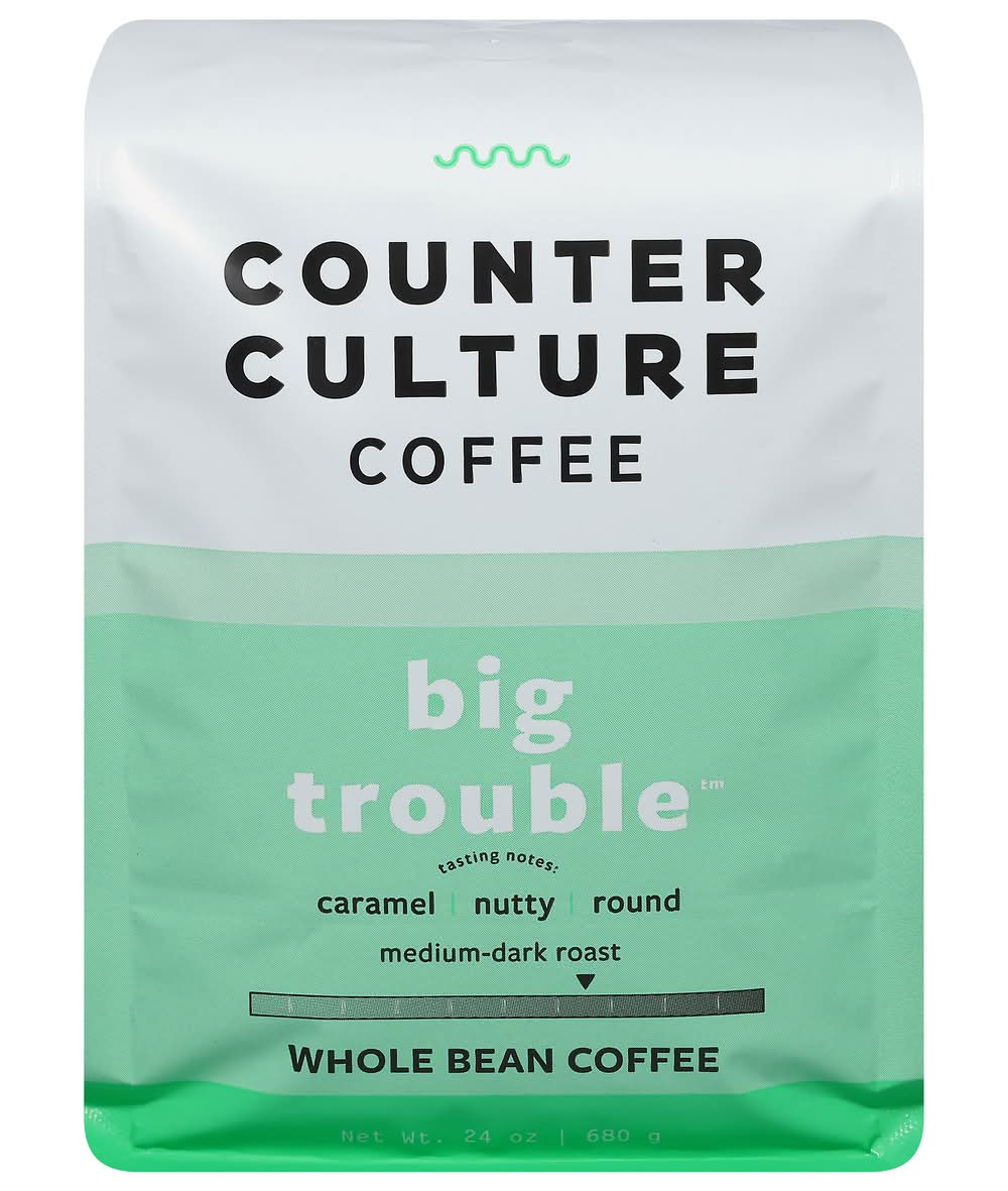 Counter Culture Coffee Whole Bean Big Trouble Caramel Nutty Round Coffee (1.5 lbs)