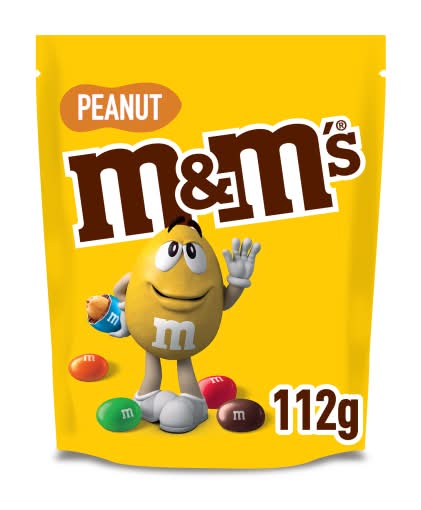 M&M's Peanut, Chocolate Pouch Bag (112g)