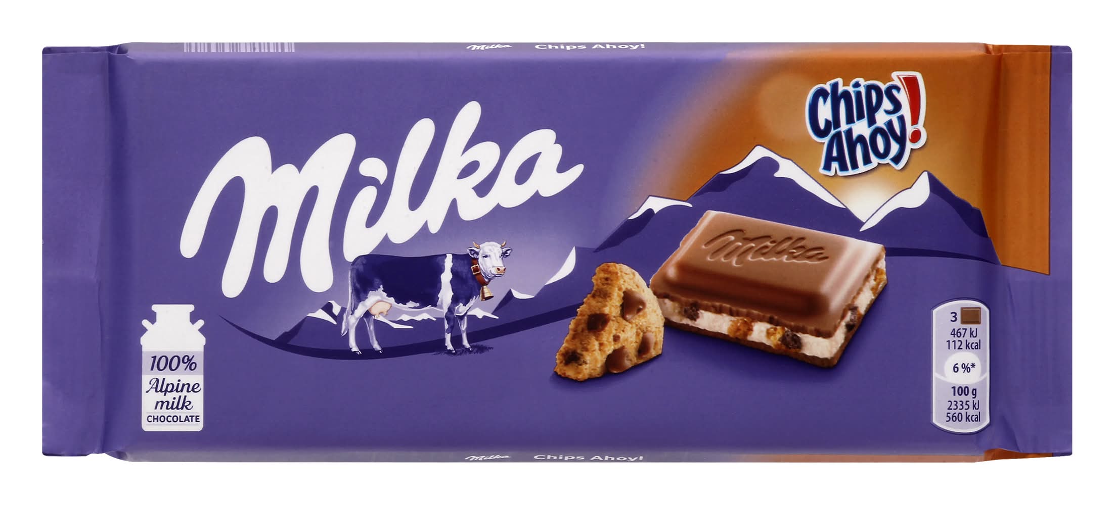 Milka Chips Ahoy! Chocolate Bar (3.5 oz)