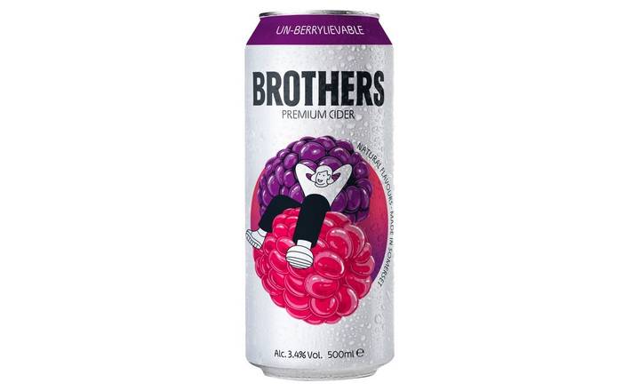 Brothers Premium Cider Un-Berrylievable 500ml Can (406732)