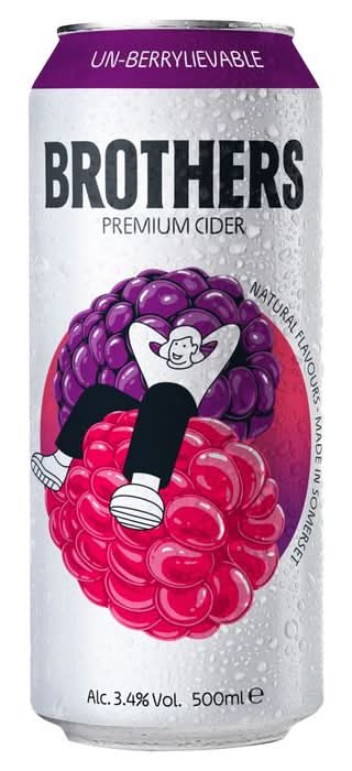Brothers Premium Cider Un-Berrylievable 500ml (406732)